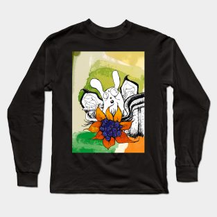 white bunny Long Sleeve T-Shirt